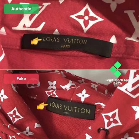 real to fake lv supreme hoodie|supreme x Louis Vuitton scam.